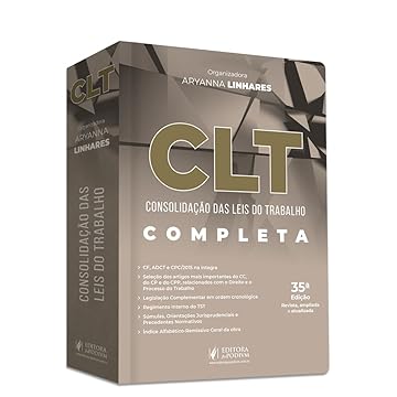Capa do livro CLT - Consolidação das Leis do Trabalho - 40º Exame de Ordem