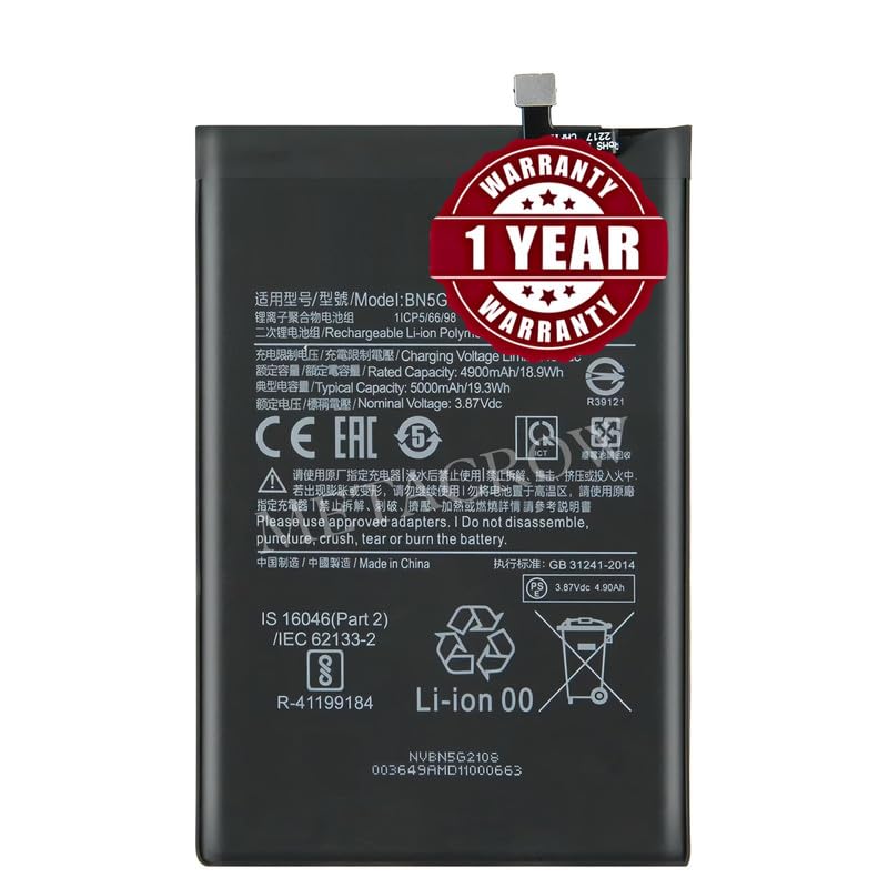 Image of Original BN5G Battery Compatible with Xiaomi Redmi 10A - (5000mAh) - 1 Year Warranty BC46
