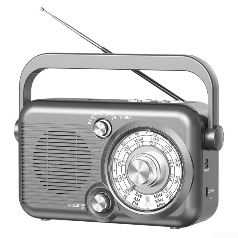 Récepteur pleine bande AM FM avec lecteur de carte TF et son stéréo HiFi