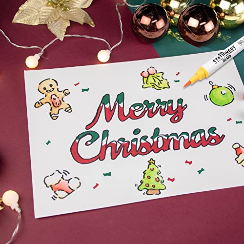 Stationery Island 6 Set Brush Pens Lettering