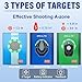 Dry Fire Laser Training System, Laser Target for Dry Fire Shooting Compatible with Most Laser Cartridges, Steel Plate Sound & Immediate Flash Feedback, Ideal for IPSC, IDPA & USPSA