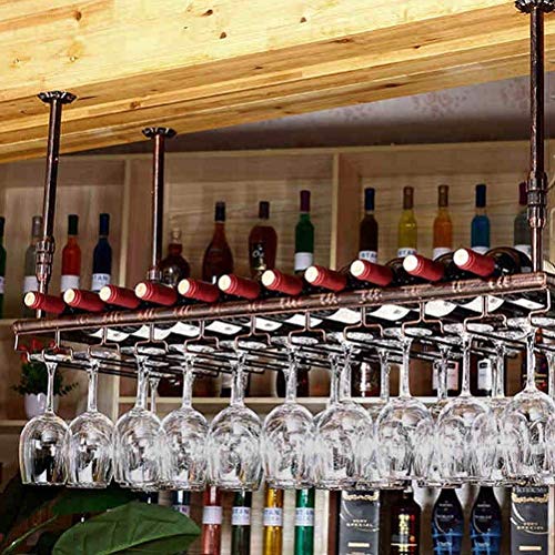 Soporte para copas de vino 100x35cm color bronze miniatura 2