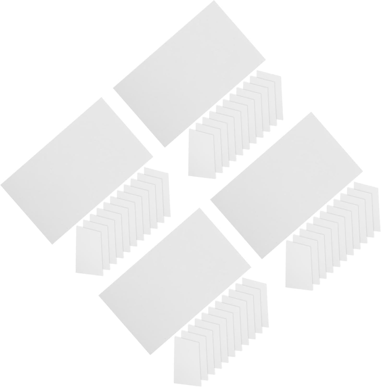 jojofuny 800pcs Blank Note Cards Smooth Paper Index Cards for Studying Memo Writing and Crafting Lightweight and Portable Learning for Students and Writers