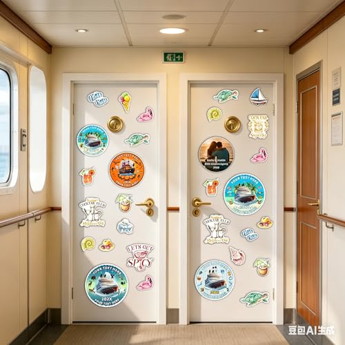 Imán Decorativo Personalizado para Puerta de Crucero Redondo miniatura 6