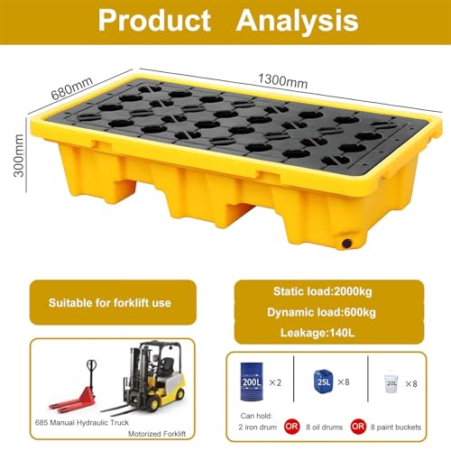 Plateforme modulaire de rétention pour palettes et garage - 2
