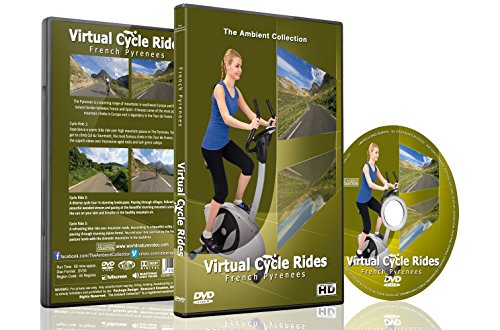 Virtual Cycle Rides - French Pyrenees - For Indoor Cycling, Treadmill and Running