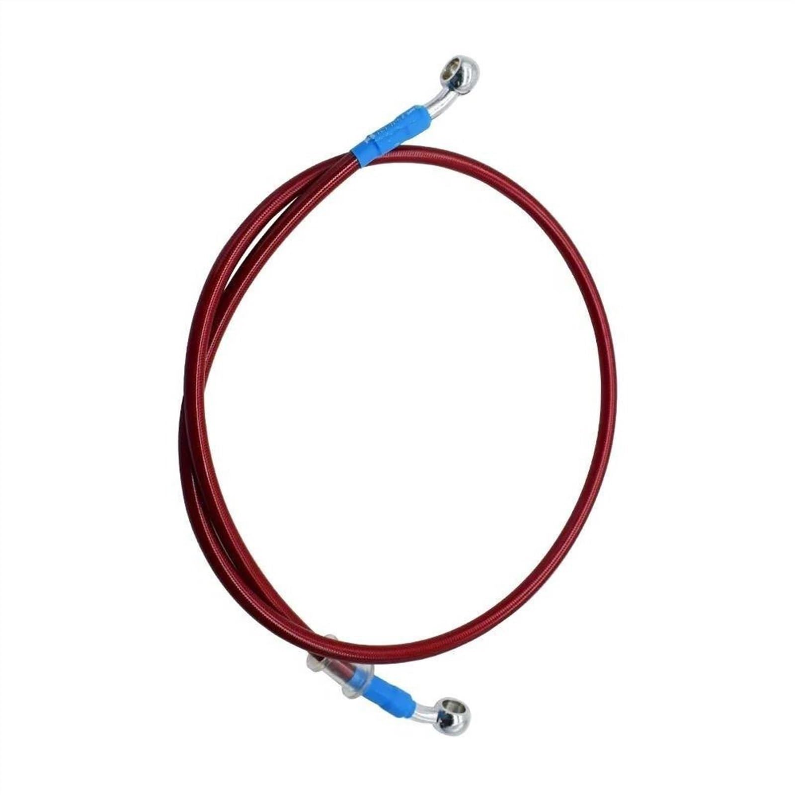 Ksxzw Black- Silver Motorbike Part Motorcycle Brake Oil Hose Line Pipe Hydraulic Reinforced Stainless Steel Braided 220Cm