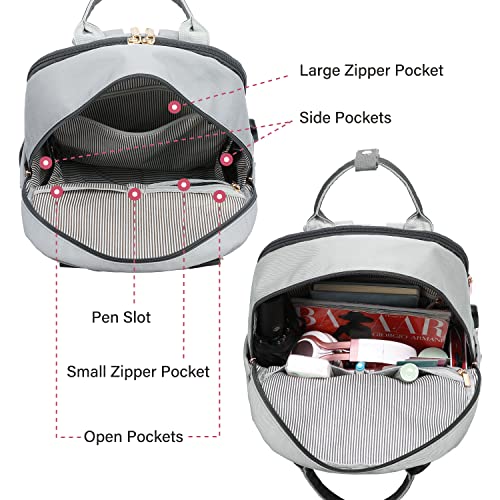 Image of LOVEVOOK Laptop Backpack for Women Girls, 15.6 Inch Waterproof Computer Backpack Student School Cute Bookbag Computer Bag