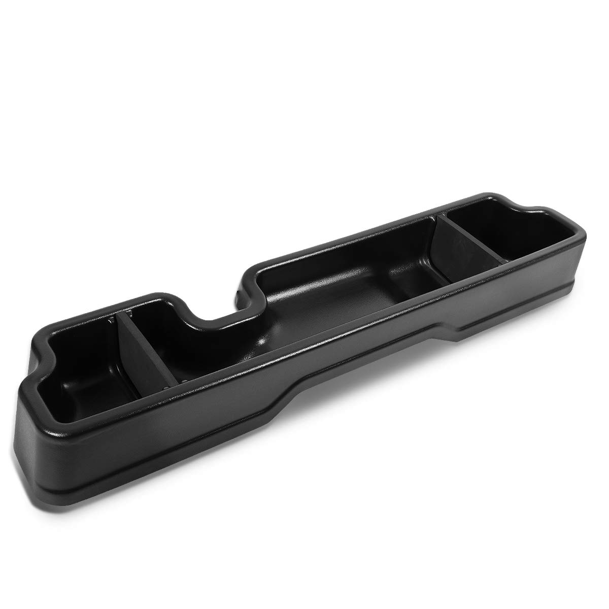 Auto Dynasty Rear Under Seat Cargo Storage Case Organizer Box Compatible with Ford F150 Super Crew Cab 04-08