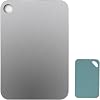 Titanium Cutting Boards for Kitchen, 2mm0.08in Thick Titanium Cutting Board for Kitchen Home Cooking Outdoor Camping Hiking Backpacking14.2 9.8in