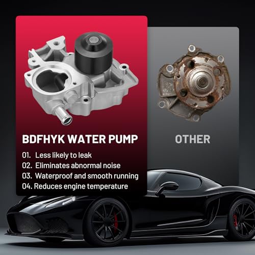 BDFHYK Automotive Engine Water Pump Kit Compatible with Subaru Forester 2006-2010, Impreza 2006-2011, Legacy 2006-2009, Outback 2006-2011, H4 2.5L, Replaces WPF-025 42571 by BDFHYK - Image 7