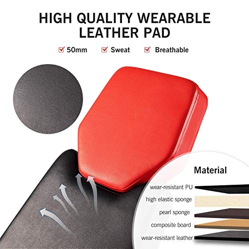 RINKMO Weight Bench, 5-in-1 Adjustable Workout Bench Strength Training for Full Body Workout, Sit-up Bench Incline Decline Bench for Home Gym with Fast Folding