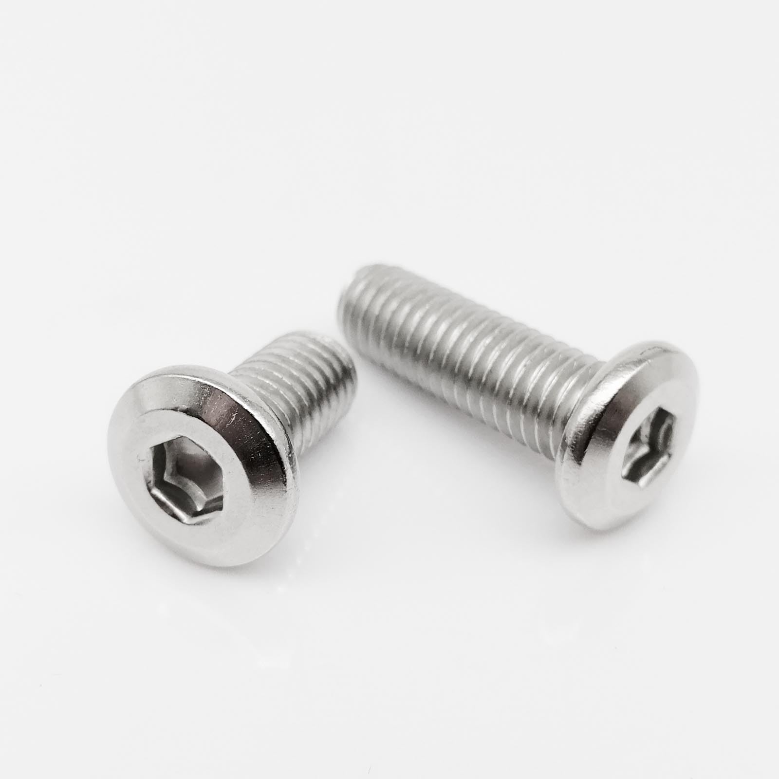 Tornillo autorroscante 1/5/10/50X M3 M4 M5 M6 M8 304 de acero inoxidable hexagonal plano grande cabeza hexagonal hexagonal Allen para muebles de cama, remache tornillo de cubierta (65 mm, M8 5 piezas)