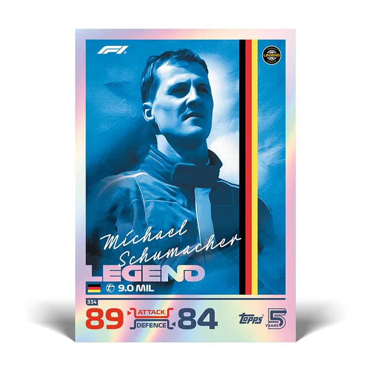 Topps Turbo Attax Formula 1 2024 Full Box contiene 24 pacchetti Turbo Attax (240 carte).