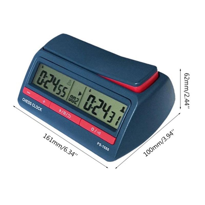 Aboiledy Digital Chess Clock, Professional Multipurpose Tournament Chess Timer with Alarm - Image 4