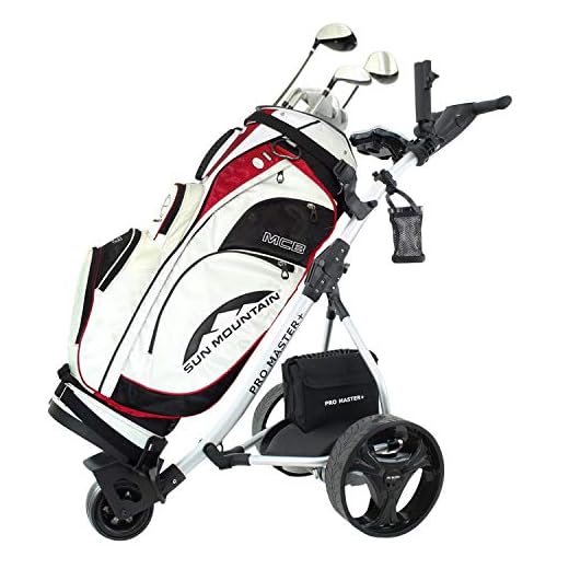 Electric Golf Trolley Digital Folding Cart Lightweight Power 36 Hole Battery