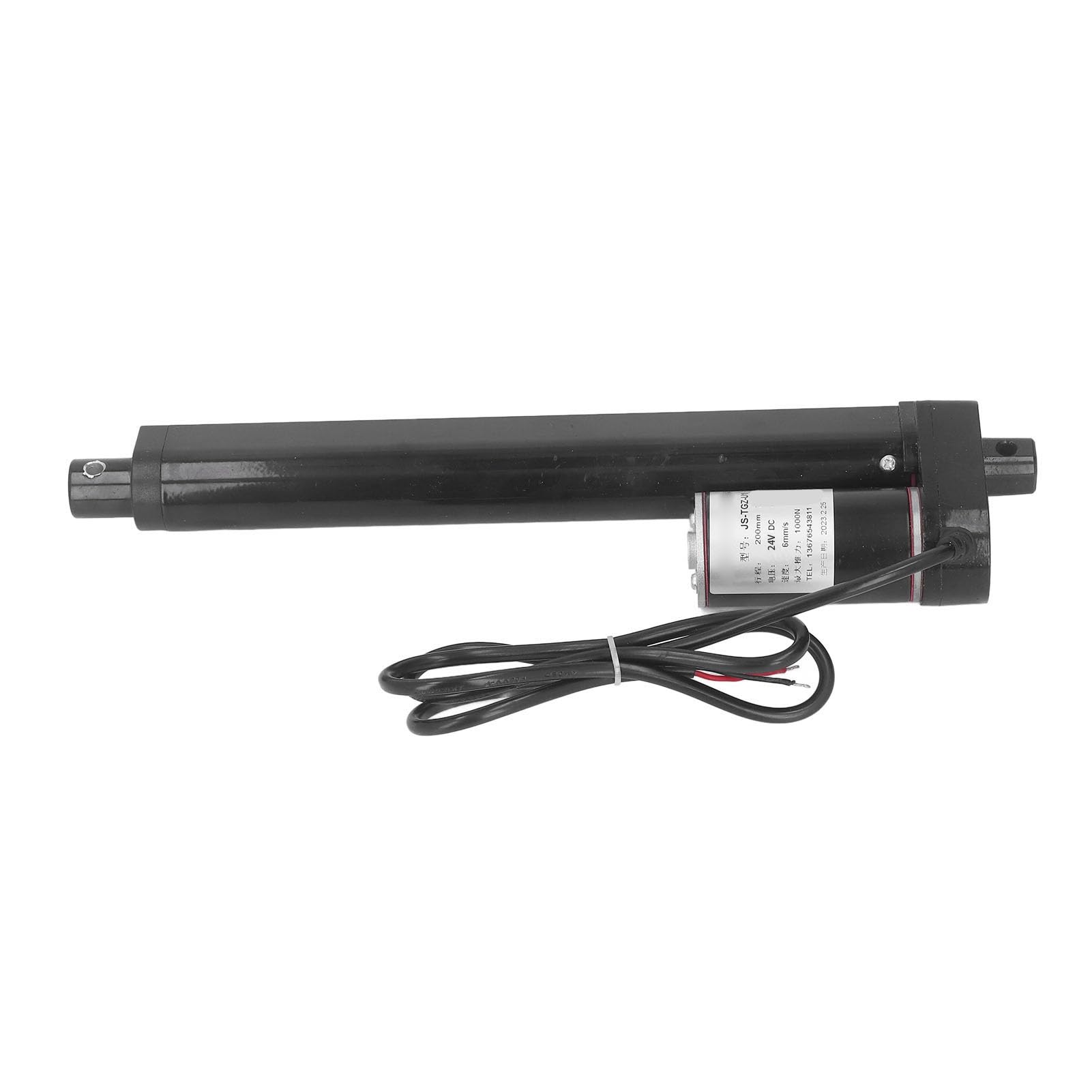 Liniowy siłownik elektryczny Czarny 1000N 200 mm skoku Elektryczne łóżko medyczne ze stopu aluminium IP65, sofa (Actuator Only)