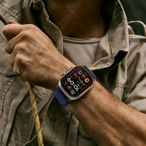 Image of Suitisbest Straps Compatible for Apple Watch Ultra 3 Strap 49 /46 /45 /44 /42 /41 /40 /38mm, Stretchy Nylon Sport Loop Strap with S-Hook for Apple Watch Ultra 3 /2 /1 SE3 Series 11 10 9 8 7 6 5 4【Band only】