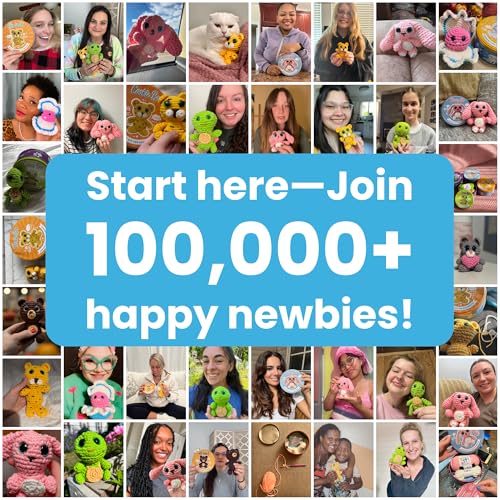 image for Cookie Box Crochet Kit for Beginners - Learn to Craft Amigurumi Stuffe