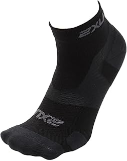 2XU(ツータイムズユー)ユニセックス ベクターライトクッション1/4クルーソックス XLサイズ BLK/TTM