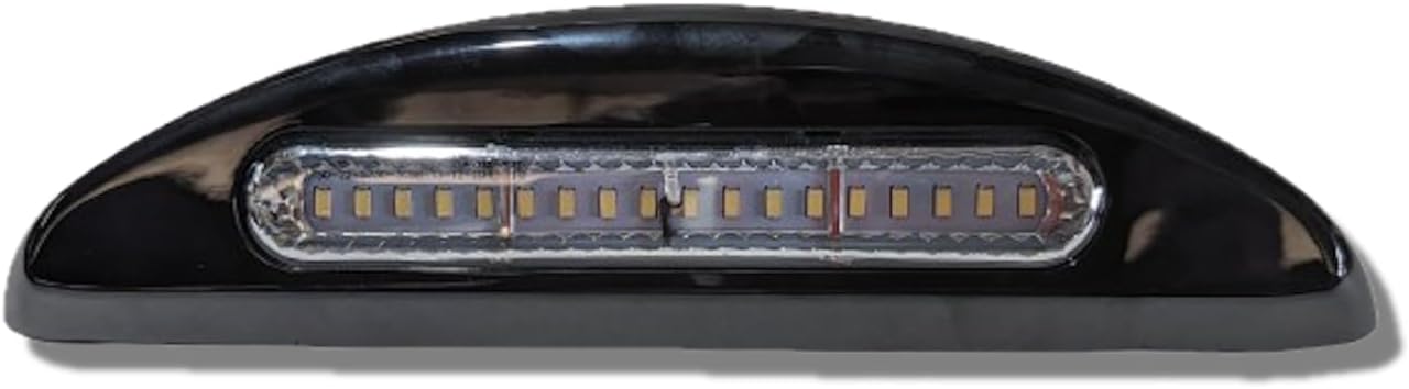 Generic Jupiter Lighting Prostar Quasar RV LED Light Exterior, 12V 210LM RV Ramp Light, for Motorhomes, Campers, Trailers, 5th Wheels, Black Housing (03-102B)