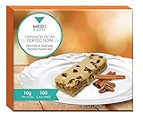 Medi-Weightloss Cinnamon Pecan Perfection Protein Bars - 100 Calories, High Protein (10g) - for Hunger Control During Diet/Weight Loss - 7 Bars Per Box