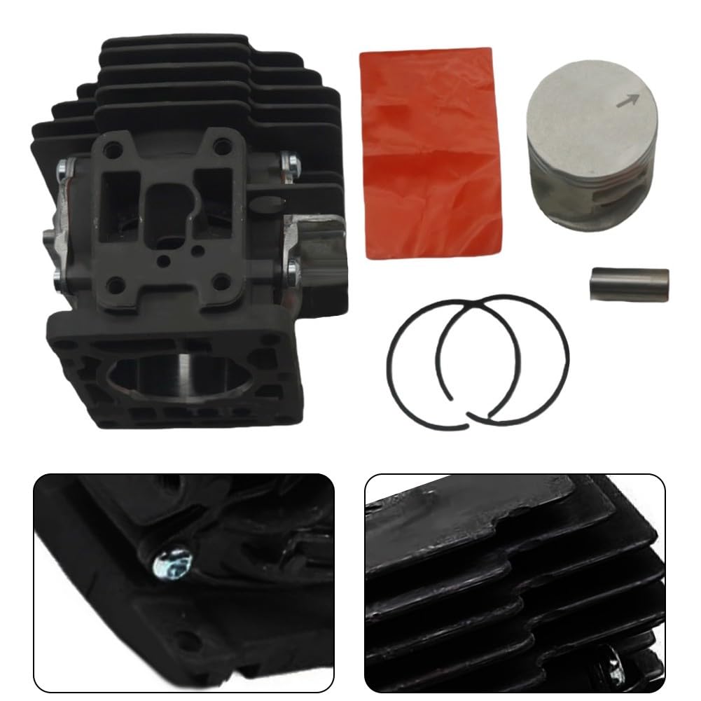 Conjunto cilíndrico de alto rendimiento para cortacésped FS230, FS235, FS235R Serie, construcción robusta para una mejor eficiencia del motor y fácil instalación, juego de 7 piezas de repuesto