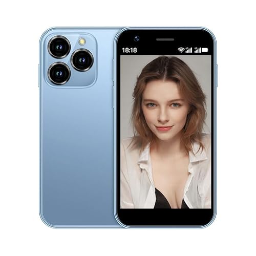 Hipipooo Mini Smartphone 3,0 pollici 4G Blu