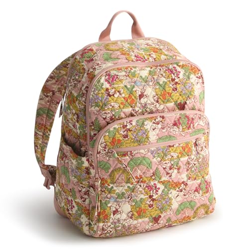 Vera Bradley Disney Premium Cotton Bancroft Backpack, Mickey's Promenade