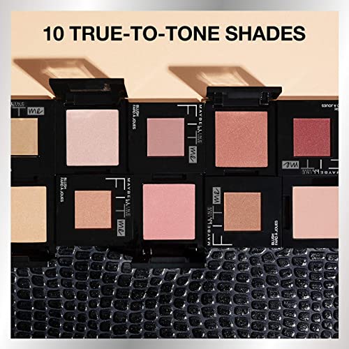 Image of Maybelline New York Blush, True to Colour Result, Fit Me Mono Blush, Rose 30, 4.5 g