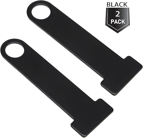 Miniatura 3 de Correa para casco de motocicleta con anillo en D de acero inoxidable, soporte de bloqueo universal para casco de motocicleta (negro 2 piezas)