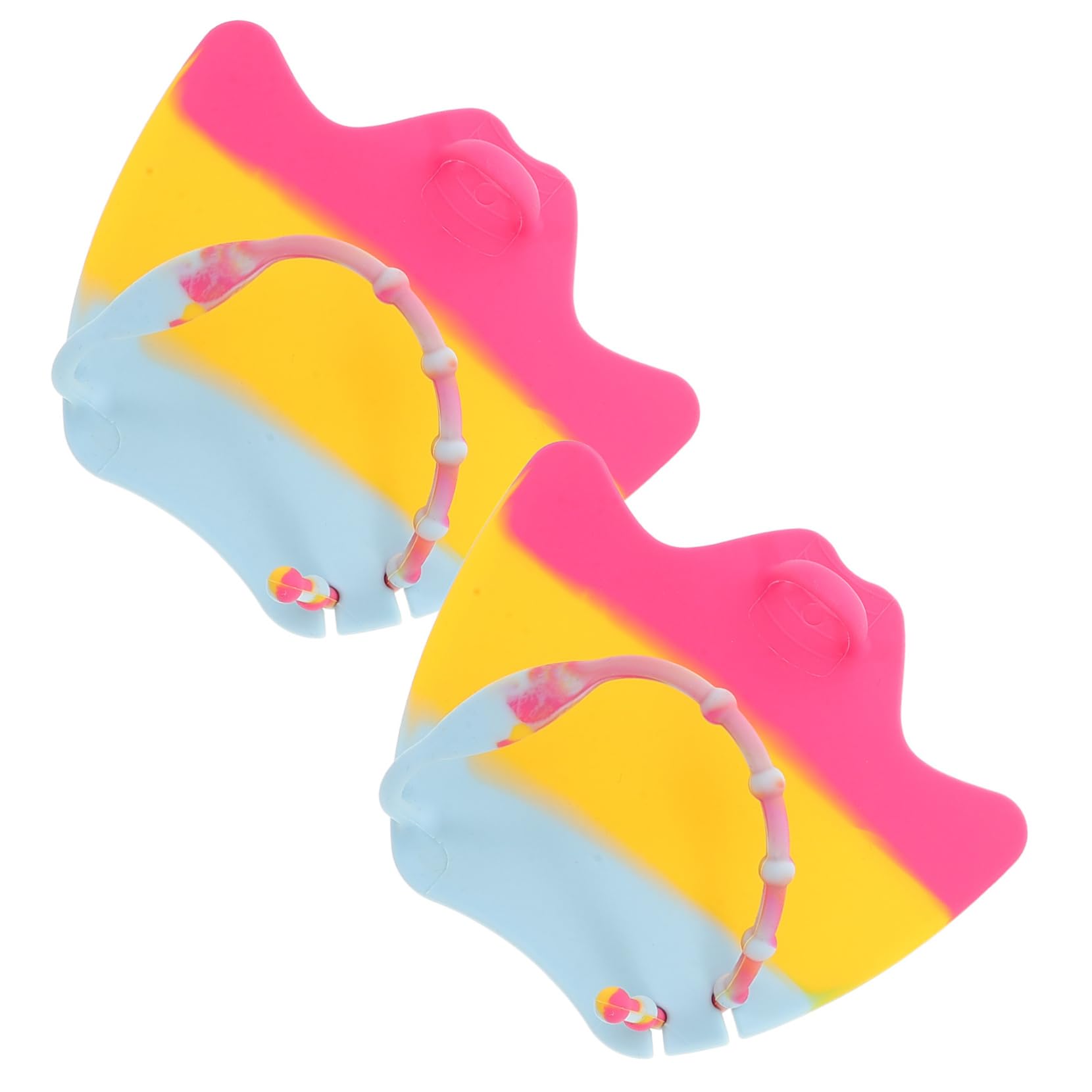 POPETPOP Unisex Webbed Swimming Gloves Silicone Swim Paddles for Boys and Girls Adults Webbed Water Gloves Swimming Training Snorkeling