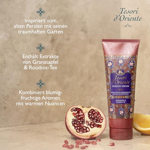 TESORI D'ORIENTE Geschenkset | Cremeduschen 3 x 75 ml (Ayurveda, Persian Dream und Byzantium) Duschcremes zur Körperpflege | Wellness-Rituale für Körper & Sinne – Bild 6