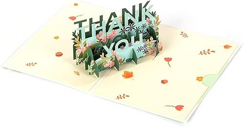 Miniatura 4 de Tarjetas desplegables de agradecimiento – Tarjeta de agradecimiento desplegable con sobres para todas las ocasiones, tarjetas de felicitación de