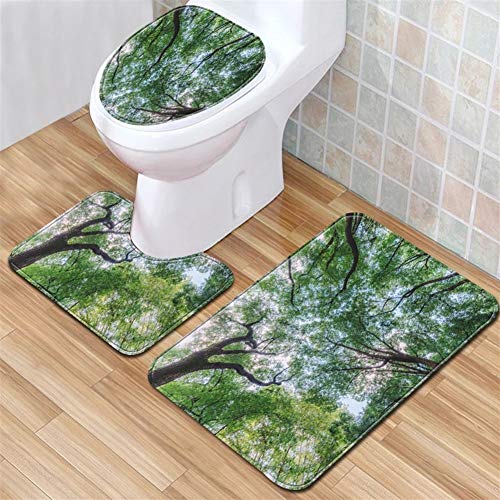 DGHSB Badematte, Badezimmer Mat Set Teppich for Bad Fußmatten 3D Badmatte Umweltfreundliche Teppiche for Wohnkultur 3… – Bild 7
