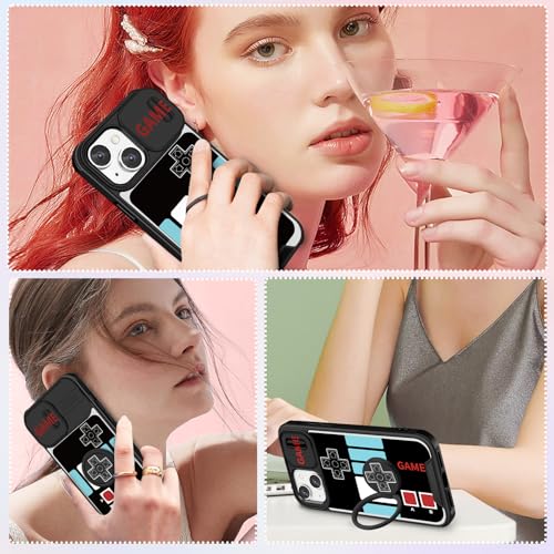 Image of Funermei for iPhone 13 /for iPhone 14 Case - Women Girls Cute Phone Cover Girly Pretty Aesthetic Game Unique Design with Camera Cover Funda for Apple for iPhone 13 /for iPhone 14