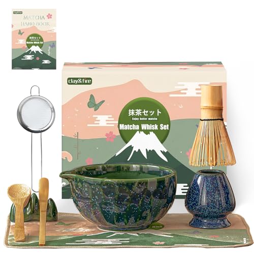 Clay&Fire Ceramic Matcha Whisk Set (Starry)