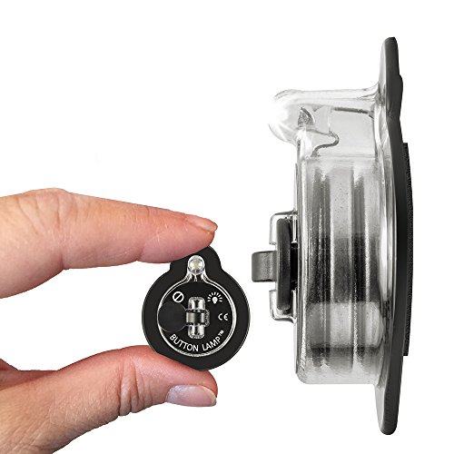 Panther Vision Stick On Button Lights -18 Pack Mini Touch Led Battery Powered Lights With Adhesive - Wireless Under Cabinet Lights With Ultra Bright Leds For Small Spaces, Closets, Camping And More #TOP2