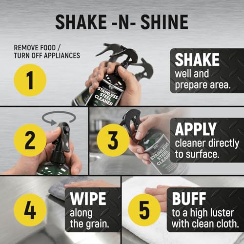 Limpiador de acero inoxidable Shake-N-Shine miniatura 3
