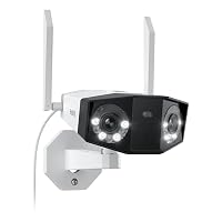 Reolink 4K Telecamera Wi-Fi Esterno con Doppia Lente, Angolo di visione di 180°
