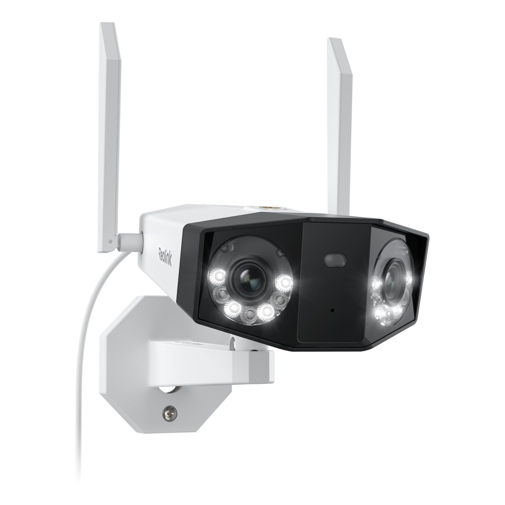 Reolink Camara Vigilancia WiFi Exterior 4K Doble Lente, Duo 2 WiFi | Detección Personas/Vehículos/Mascotas, WiFi 6 Dual 2,4/5GHz, Visión Nocturna Color, Audio Bidireccional, Almacenamiento Local