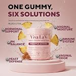 8-in-1 Slippery Elm Vaginal Probiotic Gummies for Women - Intimate Moisture, Balanced pH, Healthy Odor, Yeast Balance & Flora Support + Vitamin C - Tasty Pineapple (60 Count) - Image 5