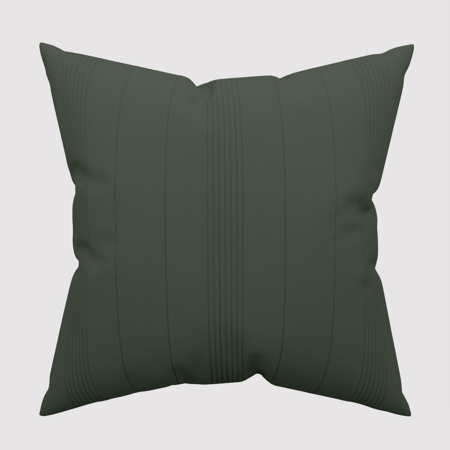 Soleil d'ocre, Adele Cotton Cushion Cover, Khaki, 40 x 40 cm