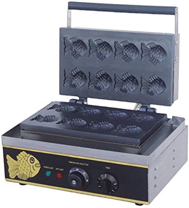 4 pcs Electric Korea Fish Waffle Maker Cake Maker Snack Equipment Baking Machine Fish Taiyaki Waffle maker