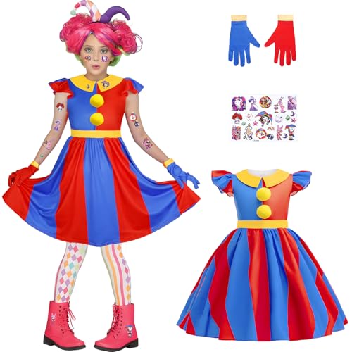Disfraz Kitimi de payaso para niñas 130 miniatura 1