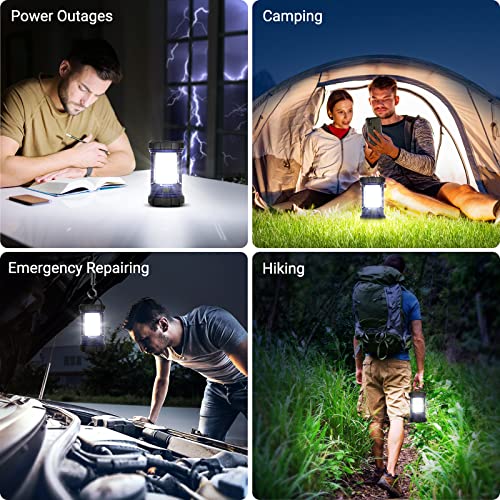 Camping Lantern, 3200Lm Led Lanterns For Power Outages, 4600Mah Phone Charger & Rechargeable Lantern, 5 Light Modes Camping Lights & Lanterns For Hurricane/Emergency, Ct Capetronix Camping Accessories #TOP6