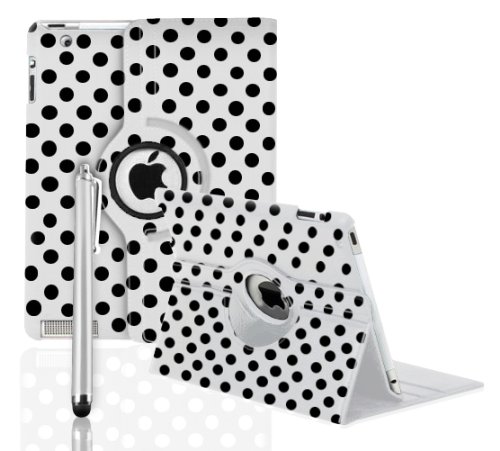 360 rotante custodia in pelle per il nuovo iPad