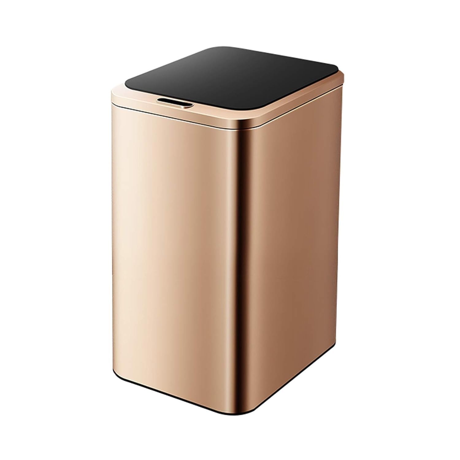 GAROEN Smart Stainless Steel Trash Can - Touchless Automatic 9L Kitchen & Bathroom Bin - Narrow Design with Lid - Inductive Household Waste Contain