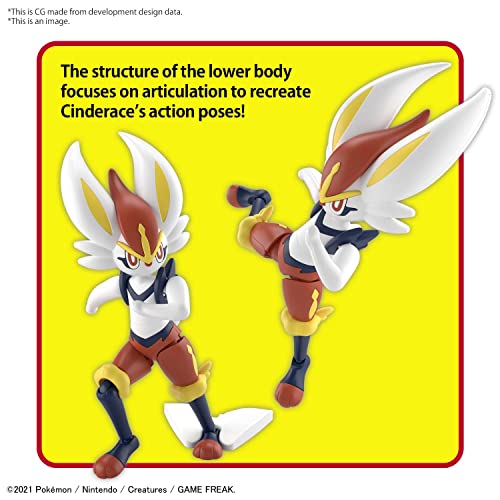Pokemon Cinderace Model Kit #TOP2