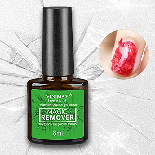 Removedor mágico de esmalte de unhas, Removedor de esmalte de gel, Removedor profissional de esmalte